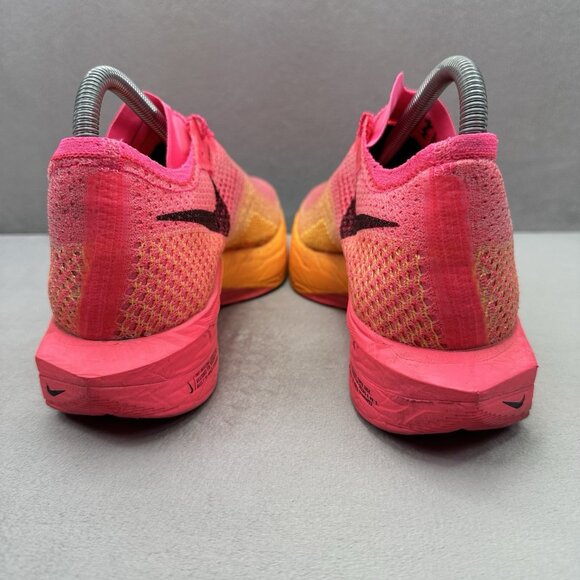 Womens Size 8.5 Nike ZoomX Vaporfly 3 Shoes Hyper Pink Laser Orange Running - Picture 4 of 8